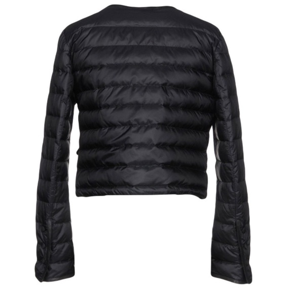 Italian Designer Marido Firenze Goose Puffer Coat Leather Trim - Picture 2 of 7